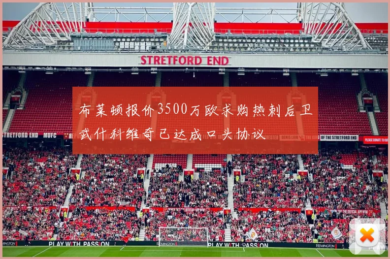 布莱顿报价3500万欧求购热刺后卫武什科维奇已达成口头协议